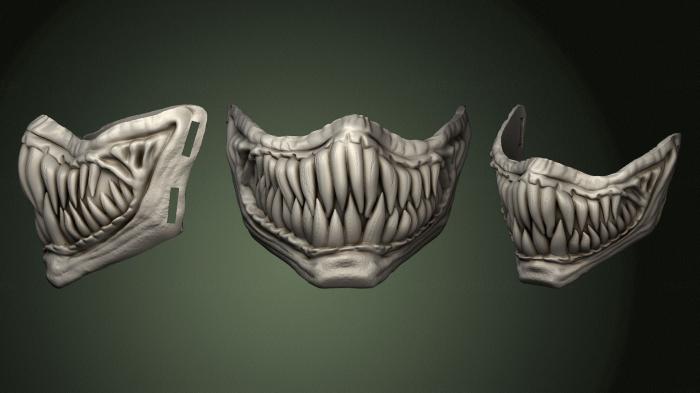 Mask (MS_0548) 3D model for CNC machine